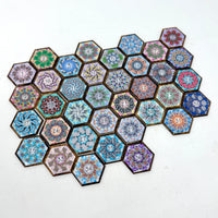 Hexagonal Radial Lenormand Tiles