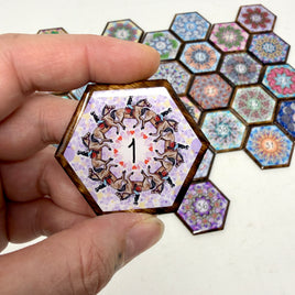 Hexagonal Radial Lenormand Tiles