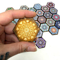 Hexagonal Radial Lenormand Tiles