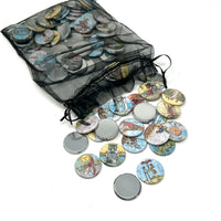 Circular RWS Sawyer’s Redux Button Tarot