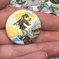 Circular RWS Sawyer’s Redux Button Tarot