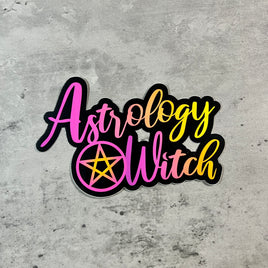 Astrology Witch Sticker