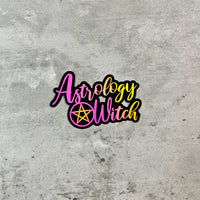 Astrology Witch Sticker
