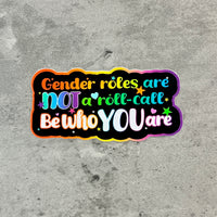 Gender Roles Sticker