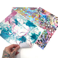 Daily Prompts, Colorful Vinyl Casting Sticker Set