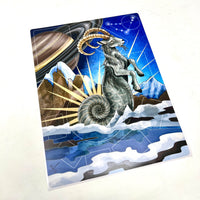 Capricorn Tarot Casting Vinyl Sticker