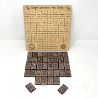 Tiny Linocut Lenormand Tiles