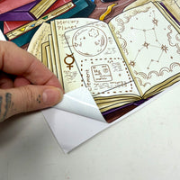 Virgo’s Hermitage Tarot Casting Vinyl Sticker