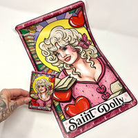 Saint Dolly fan art tribute: Sticker or Banner