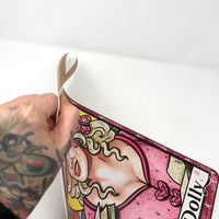 Saint Dolly fan art tribute: Sticker or Banner
