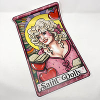 Saint Dolly fan art tribute: Sticker or Banner