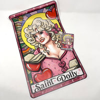 Saint Dolly fan art tribute: Sticker or Banner