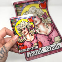 Saint Dolly fan art tribute: Sticker or Banner
