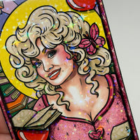 Saint Dolly fan art tribute: Sticker or Banner