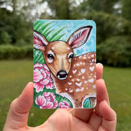 Lil Baby Fawn: ACEO limited Edition Art Print