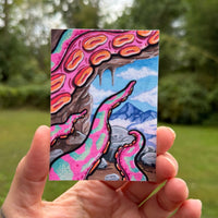 Tentacle Cave: ACEO Limited Edition Art Print