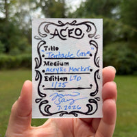 Tentacle Cave: ACEO Limited Edition Art Print