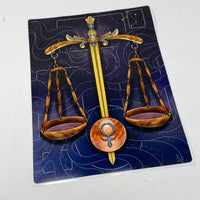 Libra Tarot Casting Vinyl Sticker