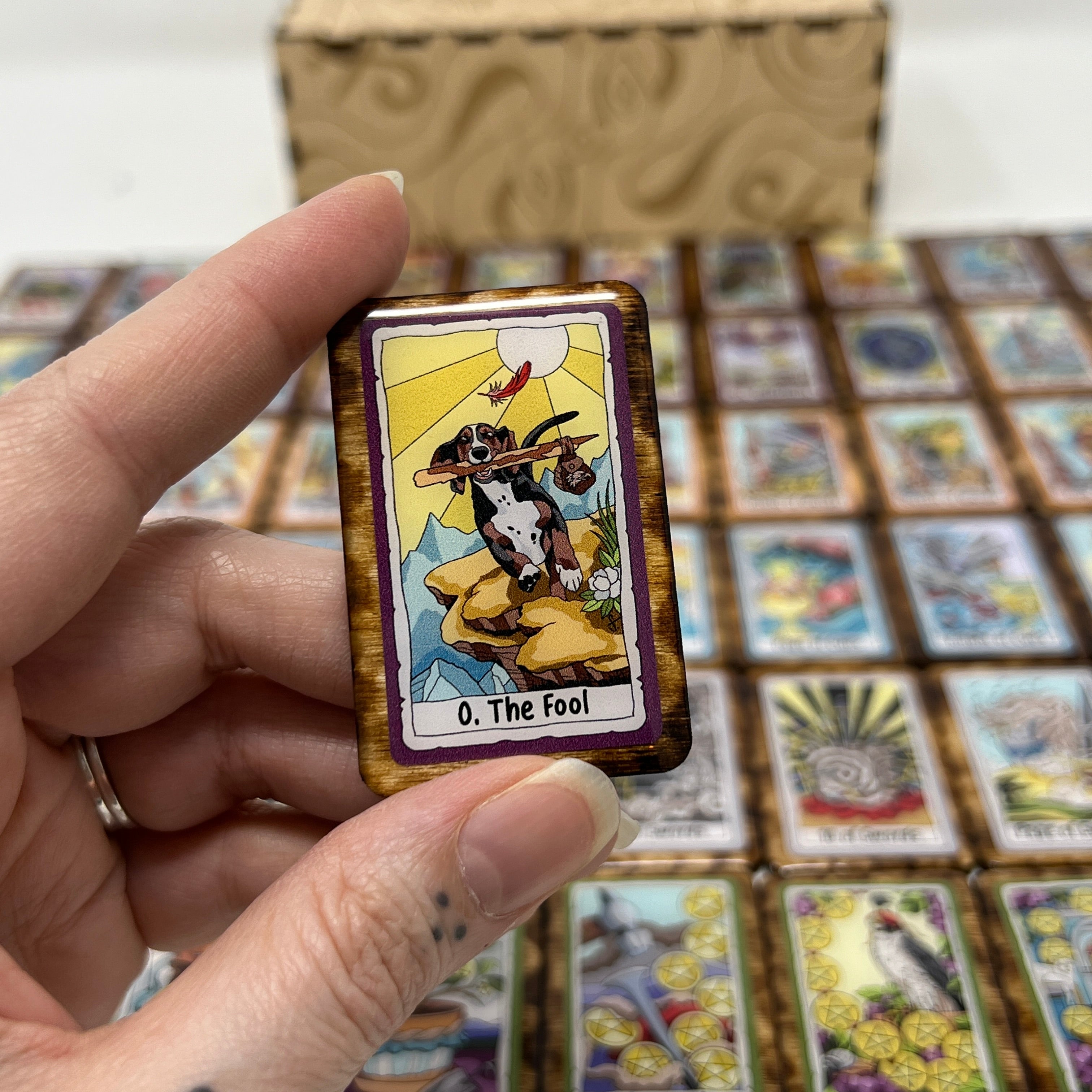 The Felt Tarot Tiles by Jamie Sawyer| JamieSawyer336