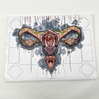 Uterine Snakes, A Modern Medusa- 9x12 tarot casting sticker