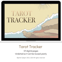 Tarot Tracker digital journal