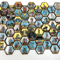 Hexagonal 1909 RWS Tarot Tiles- The Sawyer Redux Edition