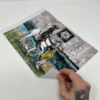 RWS Redux Death Card - 9x12 Tarot Casting Vinyl Sticker