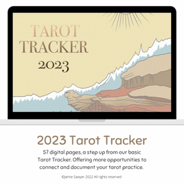 2023 Tarot Tracker digital journal