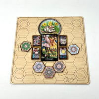 Hexagonal Daily Tarot Tile Casting Board