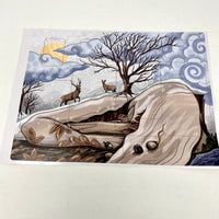 Hibernation - 9x12 Tarot Casting Vinyl Sticker