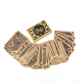 Linocut Lenormand Oracle Card Deck