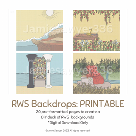 RWS Backdrops, Printable digital file