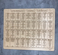 <transcy>Grand Tableau Lenormand 8x4 + 4 Spread Casting Board</transcy>