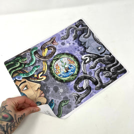 Medusa Tarot Casting: Large Vinyl Book Sticker