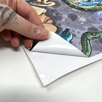 Medusa Tarot Casting: Large Vinyl Book Sticker